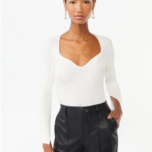NWT Women’s Ribbed Bodysuit with Long Sleeves